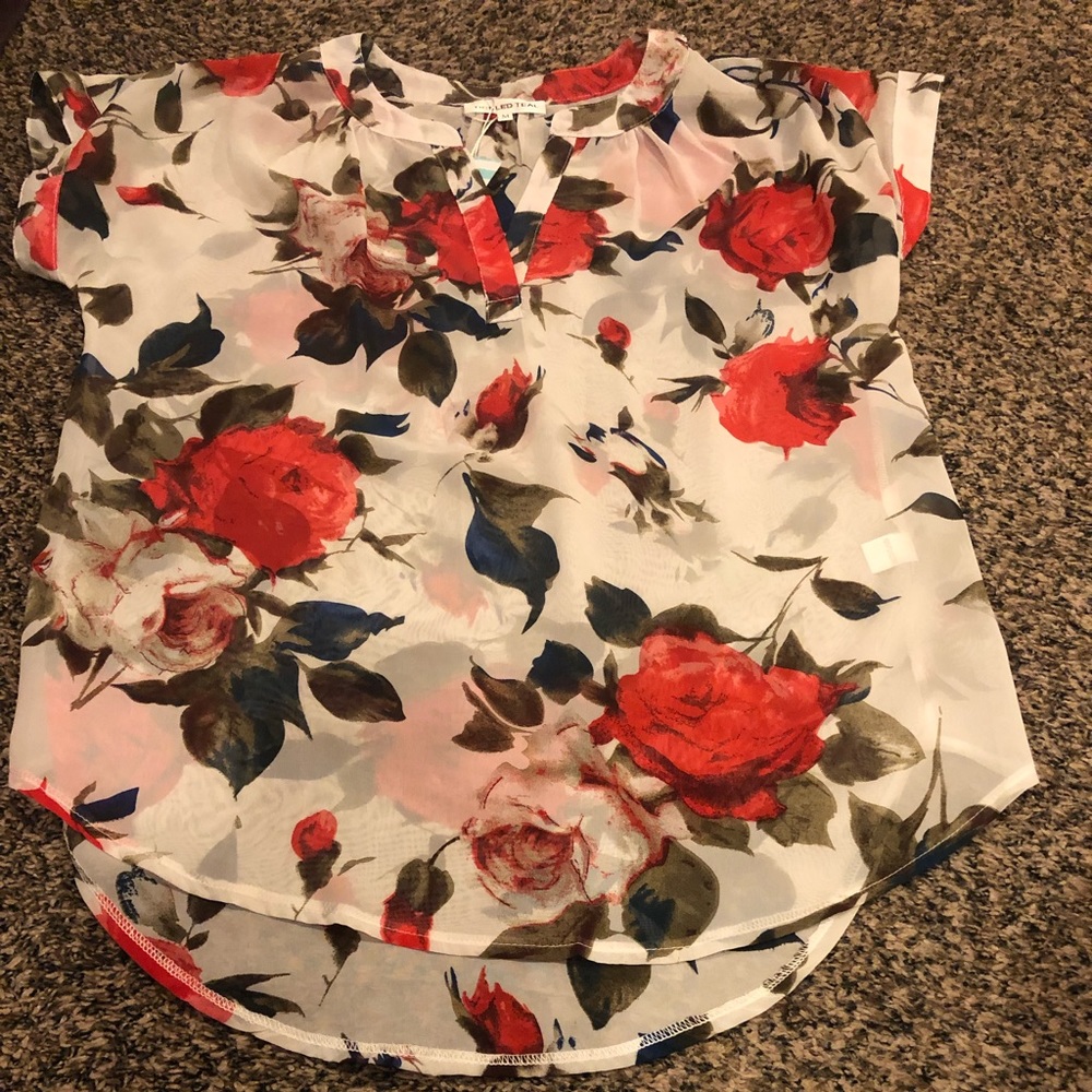 Women’s floral blouse
